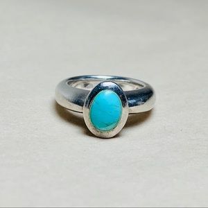 Sterling Silver and Turquoise Ring